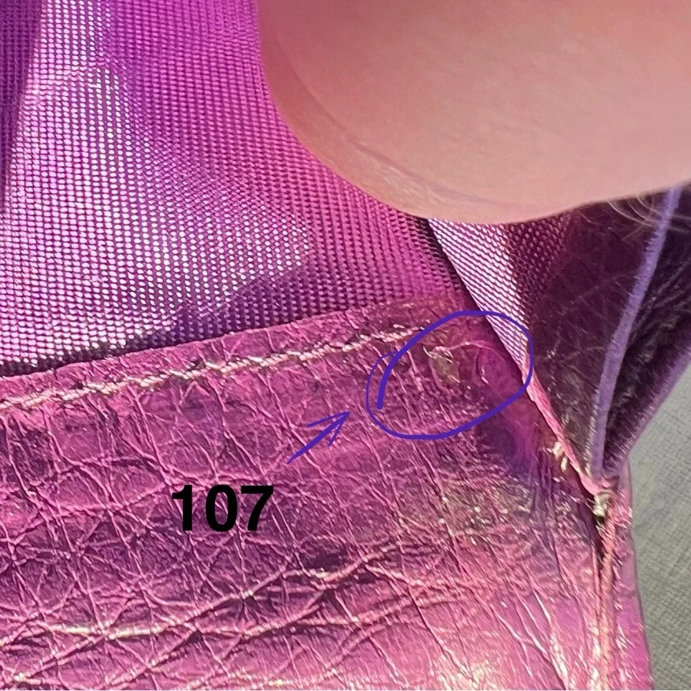 Prada Long Purple Wallet Grain Leather Purple